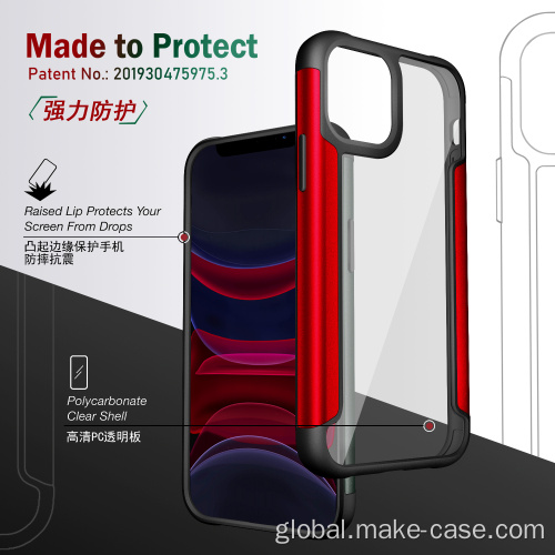 Metal Phone Case Shockproof metal PC+TPU phone case Manufactory